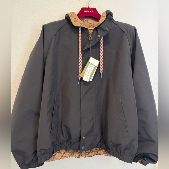 Gucci Mens Reversible GG Jacket - Sz 54 - Picture 2 of 9